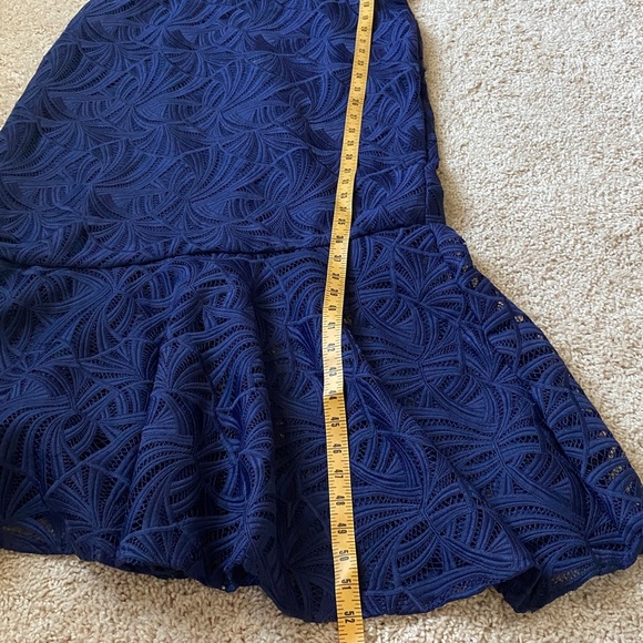 Kay Unger Royal Blue Lace Dress - Picture 7 of 9